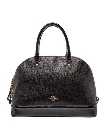 Leather Top Handle Bag