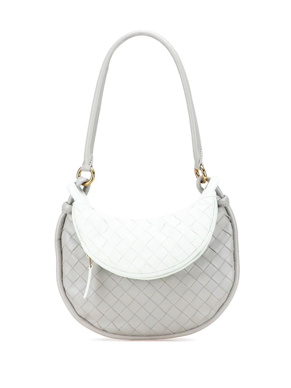 2012-2025 Small Bicolor Lambskin Intrecciato Gemelli Bag hobo bag