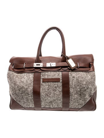 Brunello Cucinelli Wool Weekender Bag