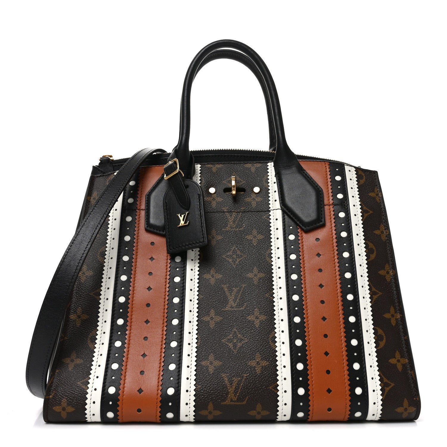 Louis Vuitton Louis Vuitton Monogram Calfskin City Steamer MM Brogue