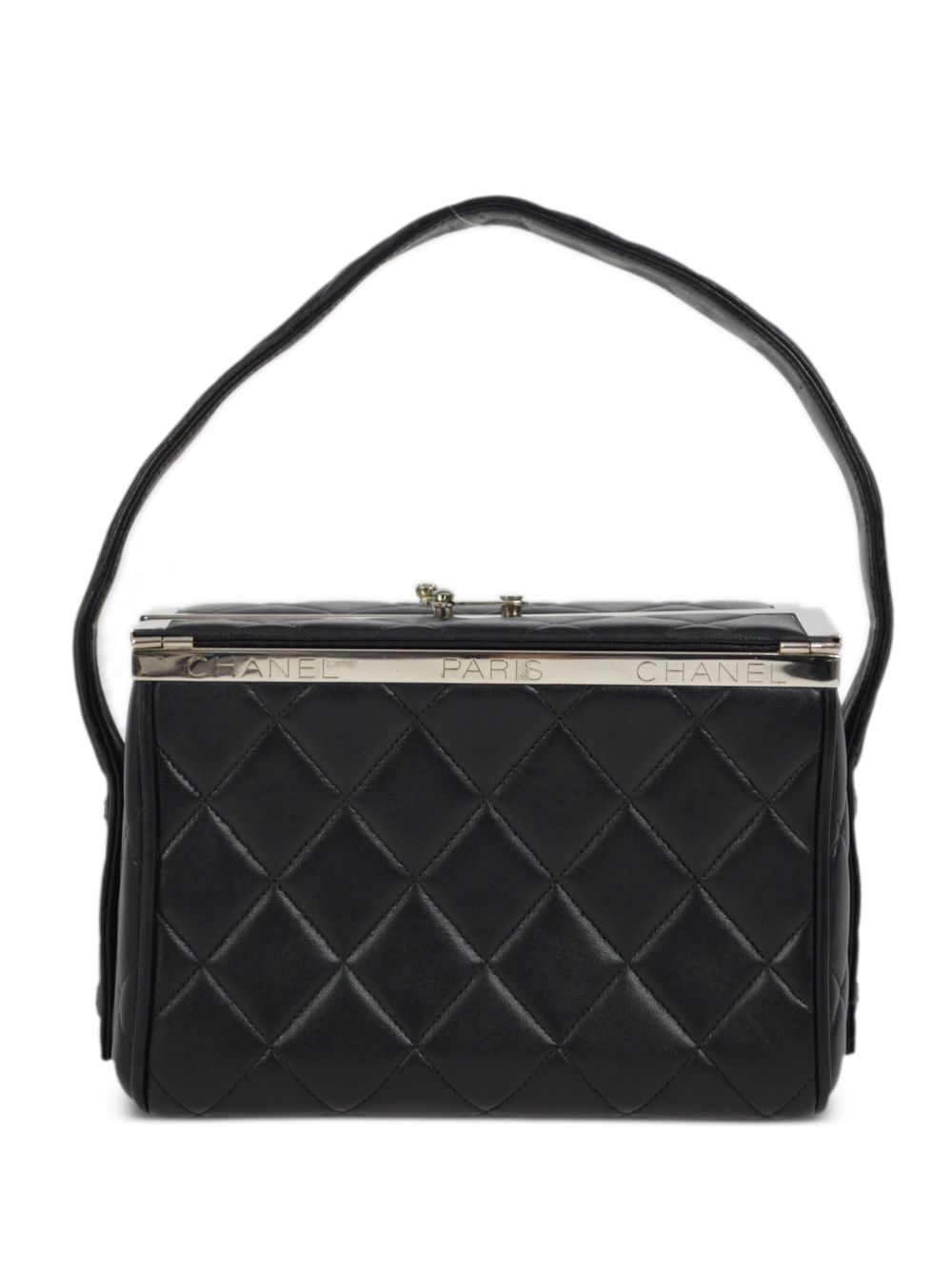 1990-2000s CC diamond-quilted handbag