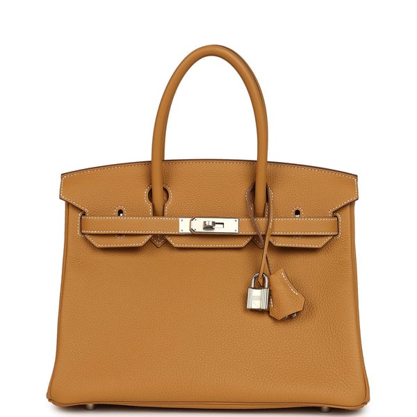 Hermes Hermes Birkin 30 Natural Sable Togo Palladium Hardware