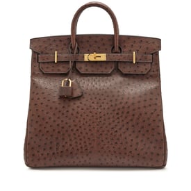 Hermes Havane Ostrich HAC Haut à Courroies Birkin 40 Gold Hardware, 2006