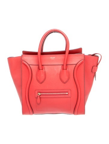 Celine Leather Luggage Mini Vintage