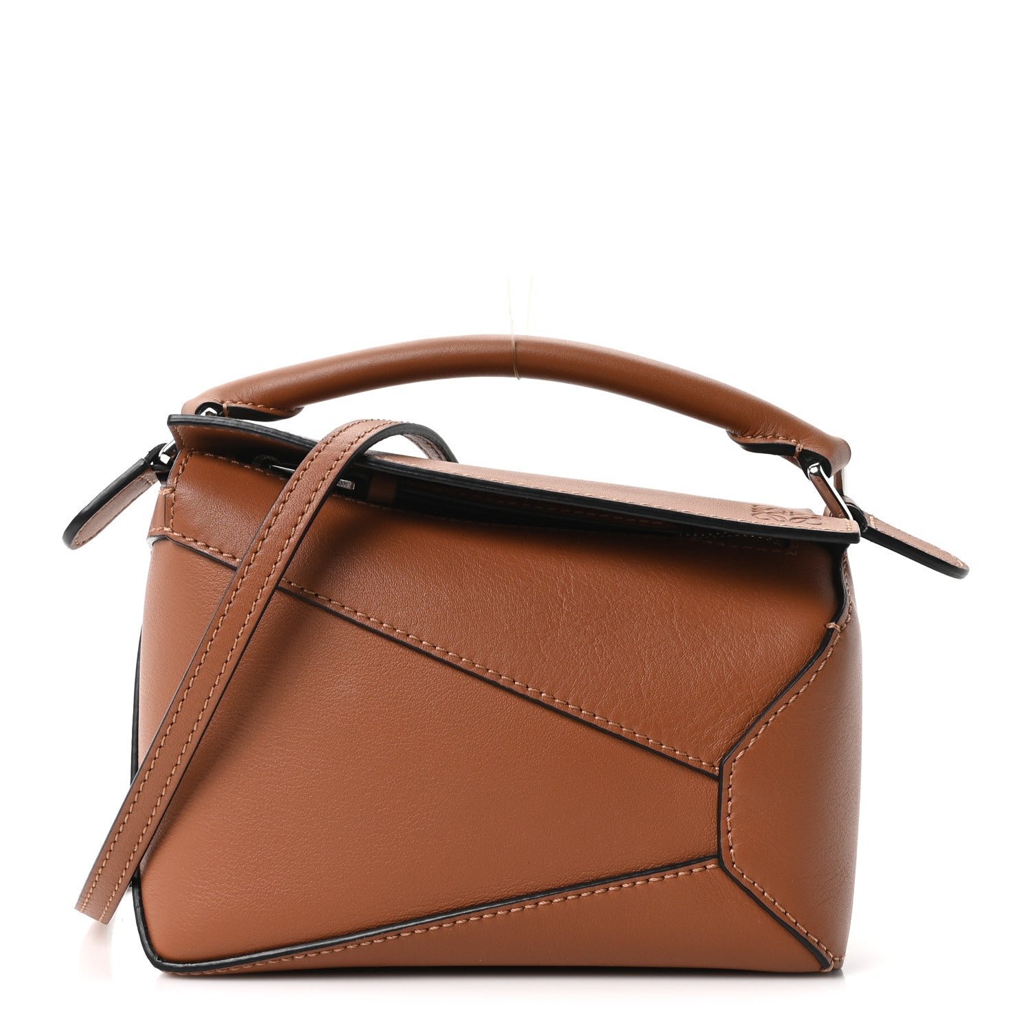 Loewe Calfskin Mini Puzzle Bag Tan