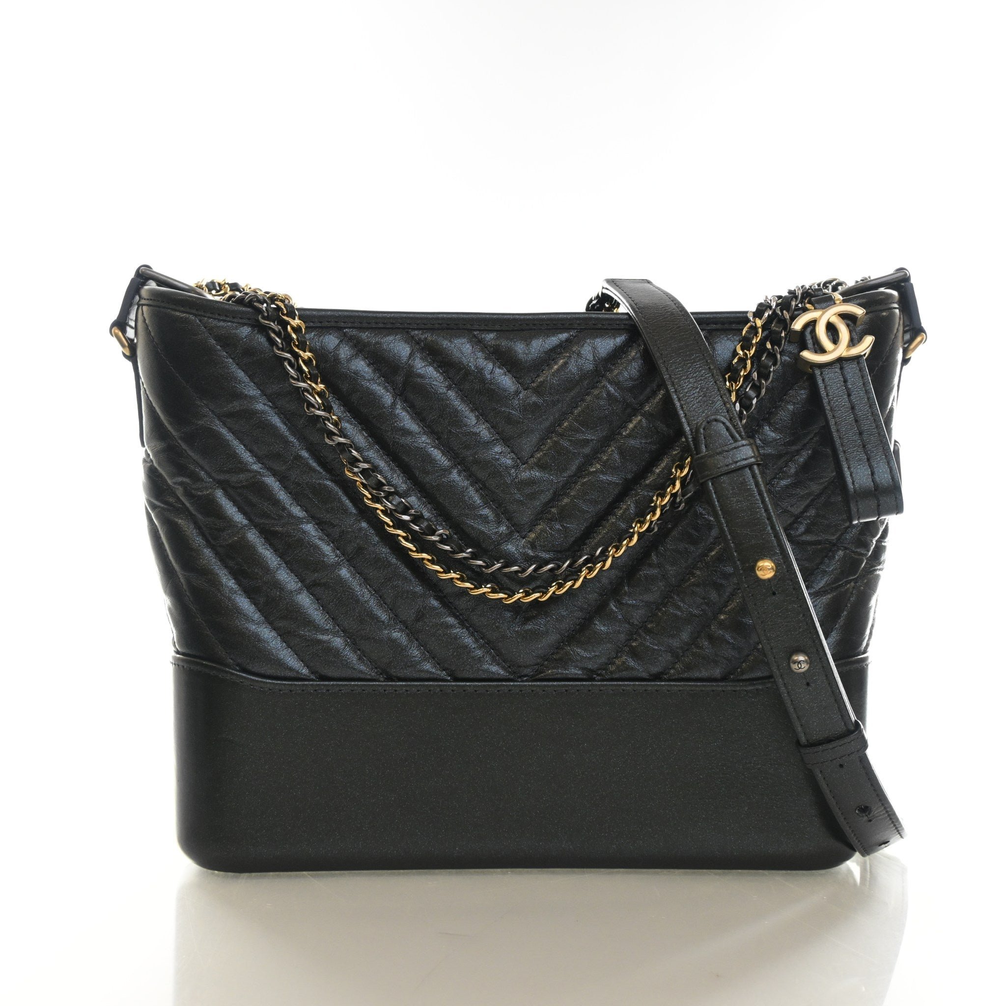 Chanel Medium Aged Calfskin Gabrielle Hobo