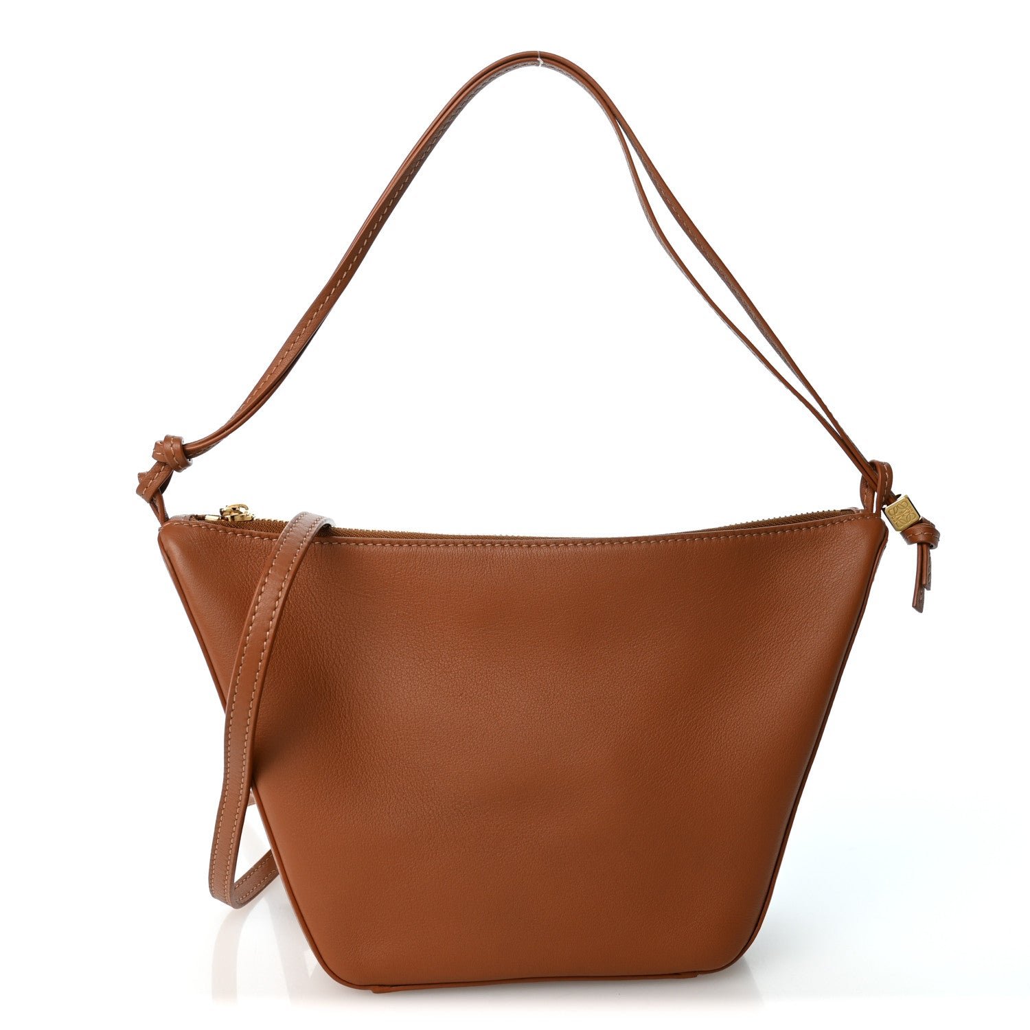 Loewe Calfskin Mini Hammock Hobo Tan