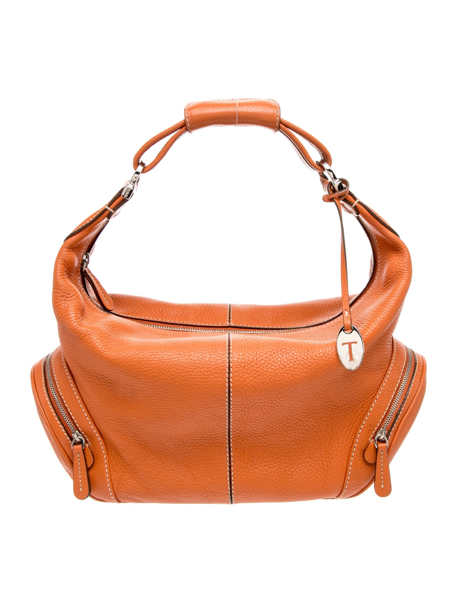Leather Top Handle Bag