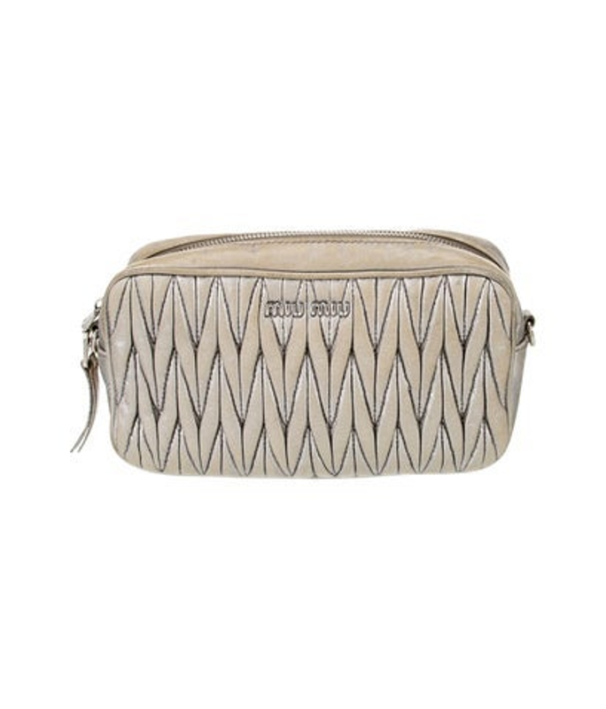 Miu Miu Miu Lambskin Crossbody Bag