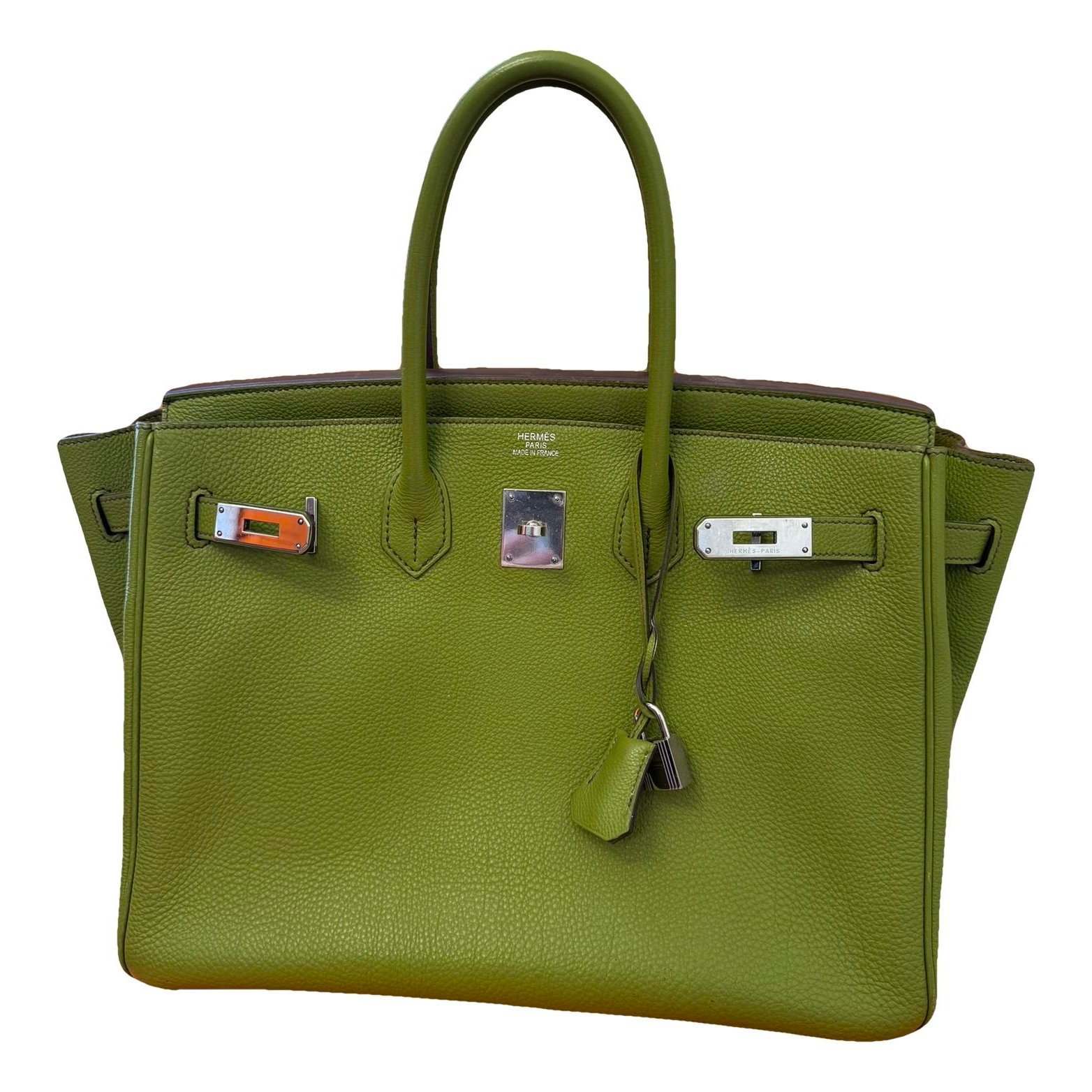 Birkin 35 leather handbag
