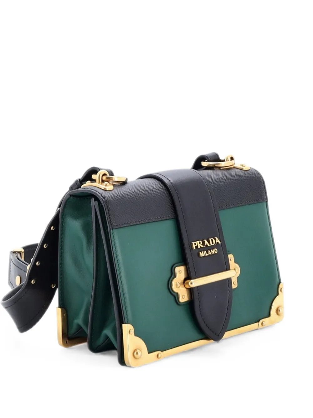 Cahier Leather and Saffiano Leather Small crossbody bag