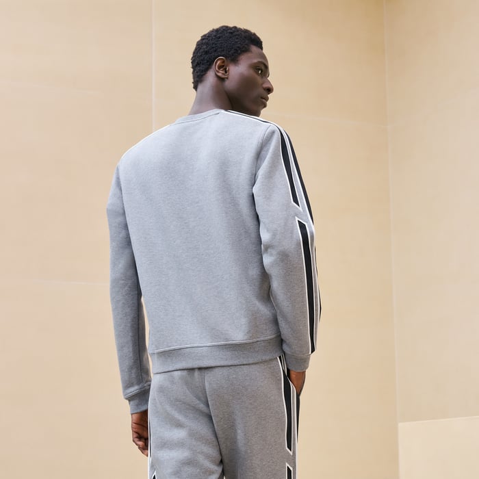 Gris "Run H" Crewneck Sweater