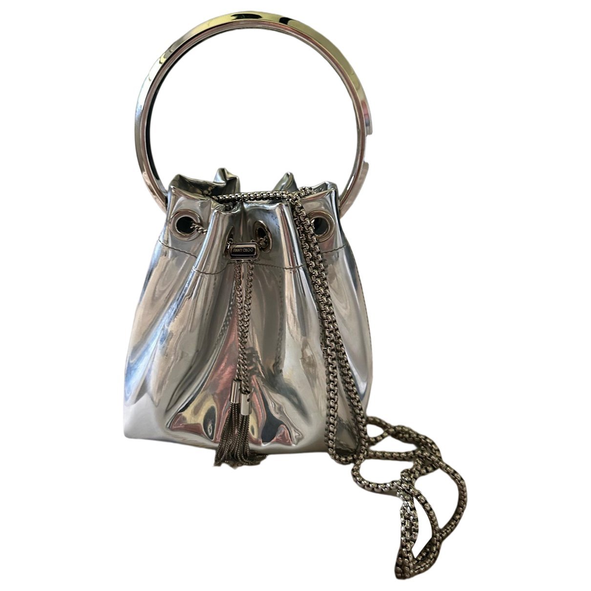 Jimmy Choo Bon patent leather handbag