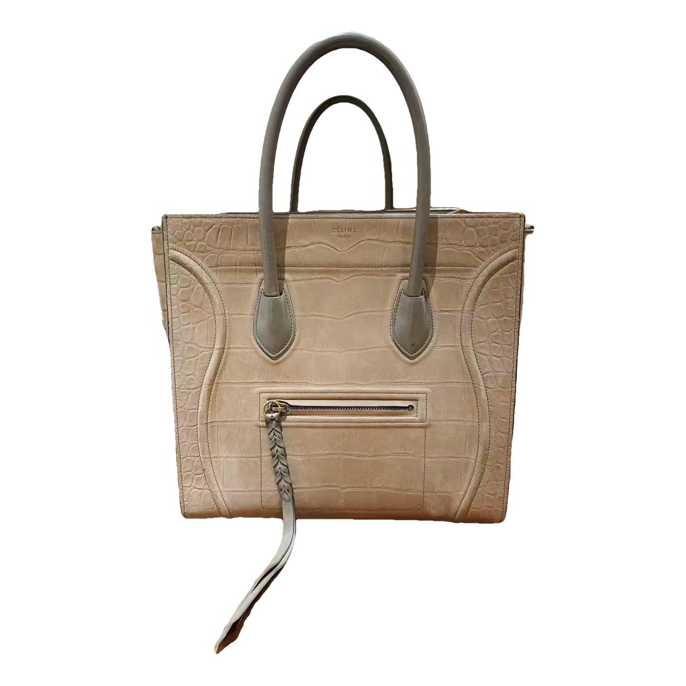 Luggage leather handbag