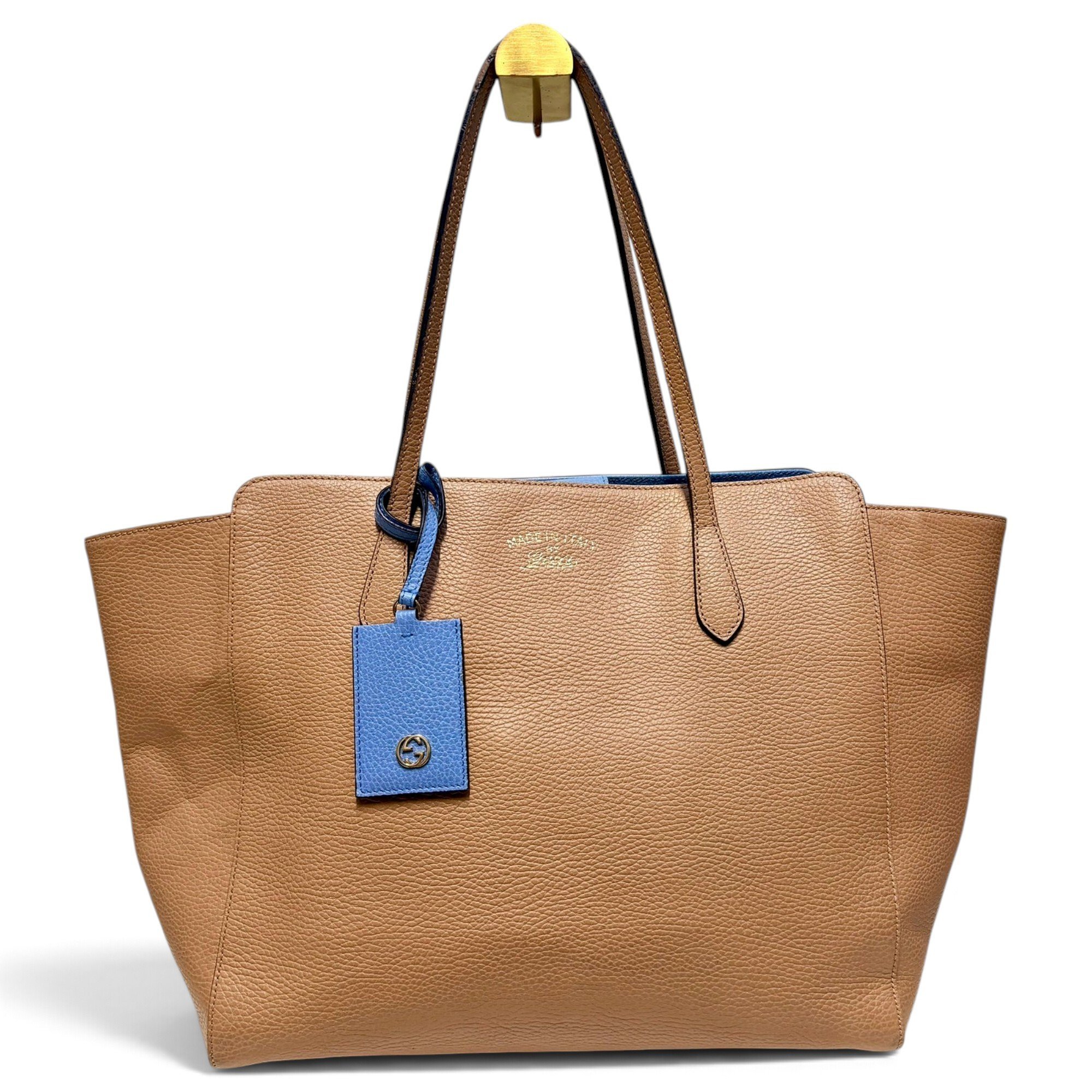 Swing leather tote