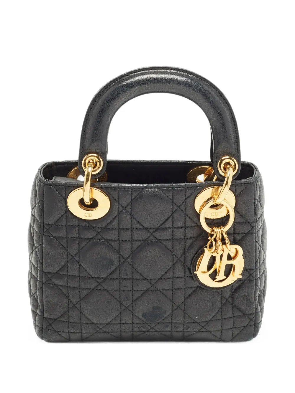 Lady Dior Cannage mini tote bag