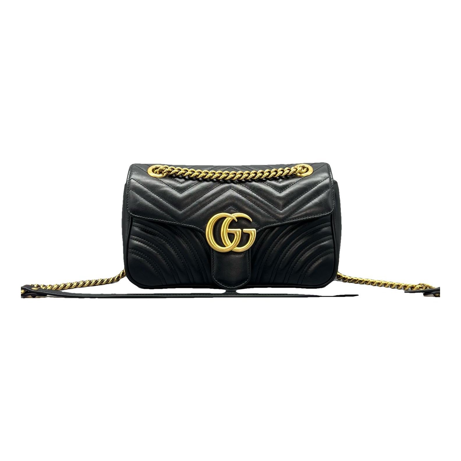 GG Marmont Flap leather handbag