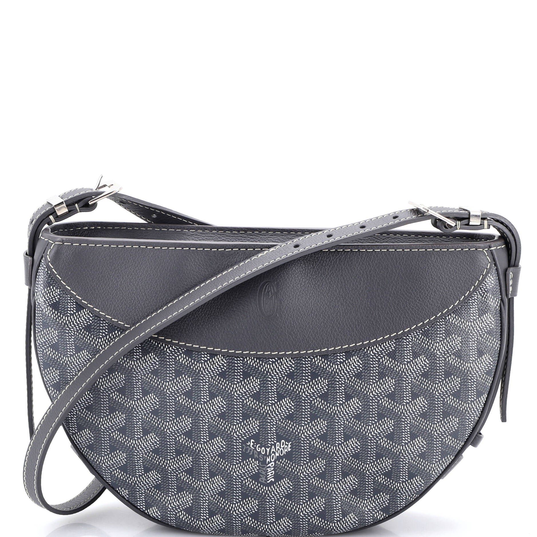 Goyard Hirondelle Shoulder Bag Coated Canvas and Leather