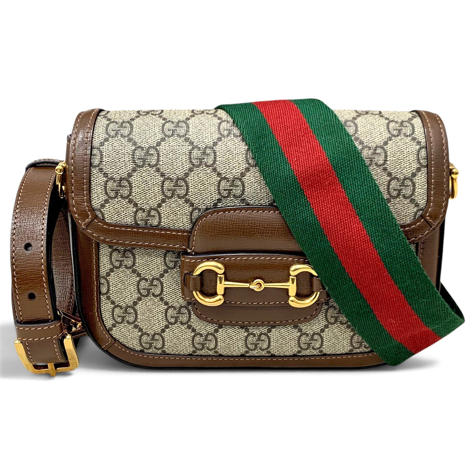 Horsebit 1955 Flap cloth handbag