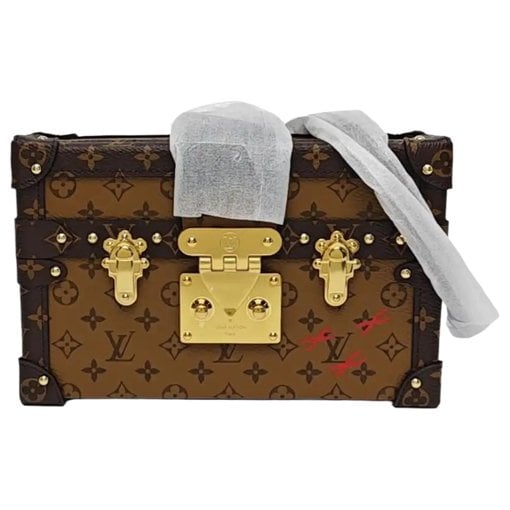Petite Malle leather crossbody bag
