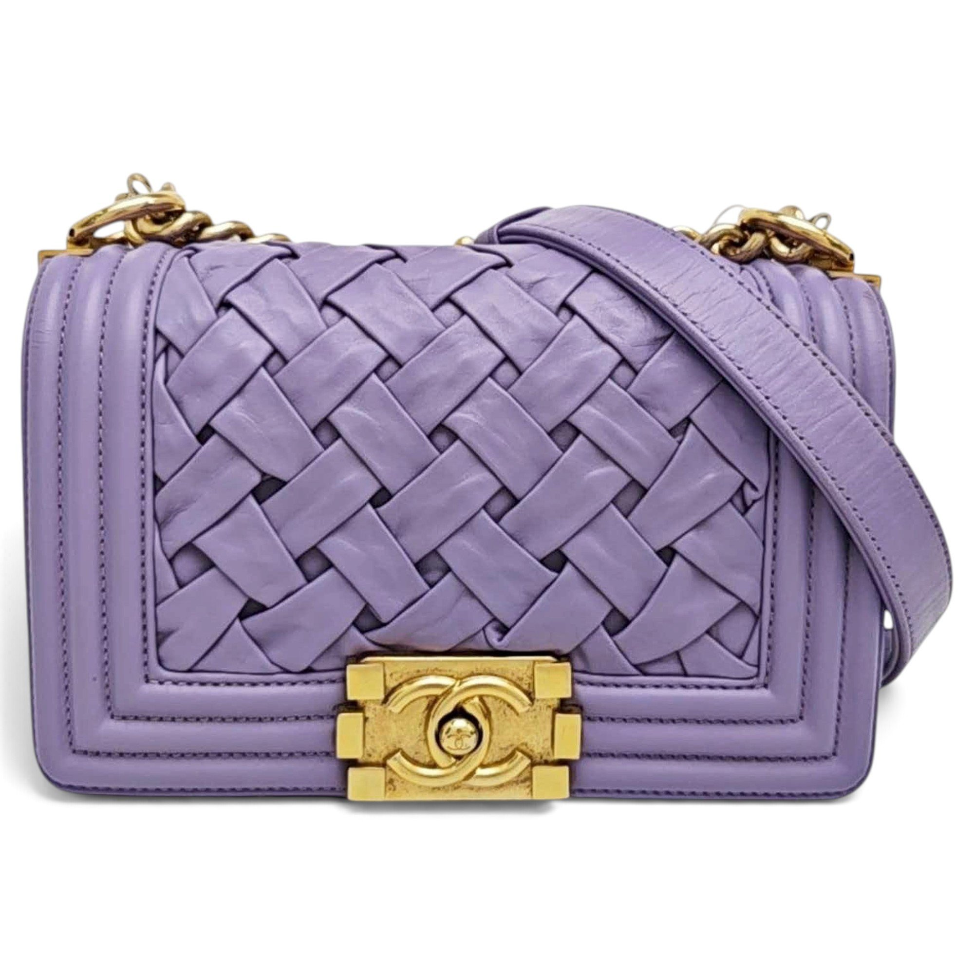 Boy leather crossbody bag