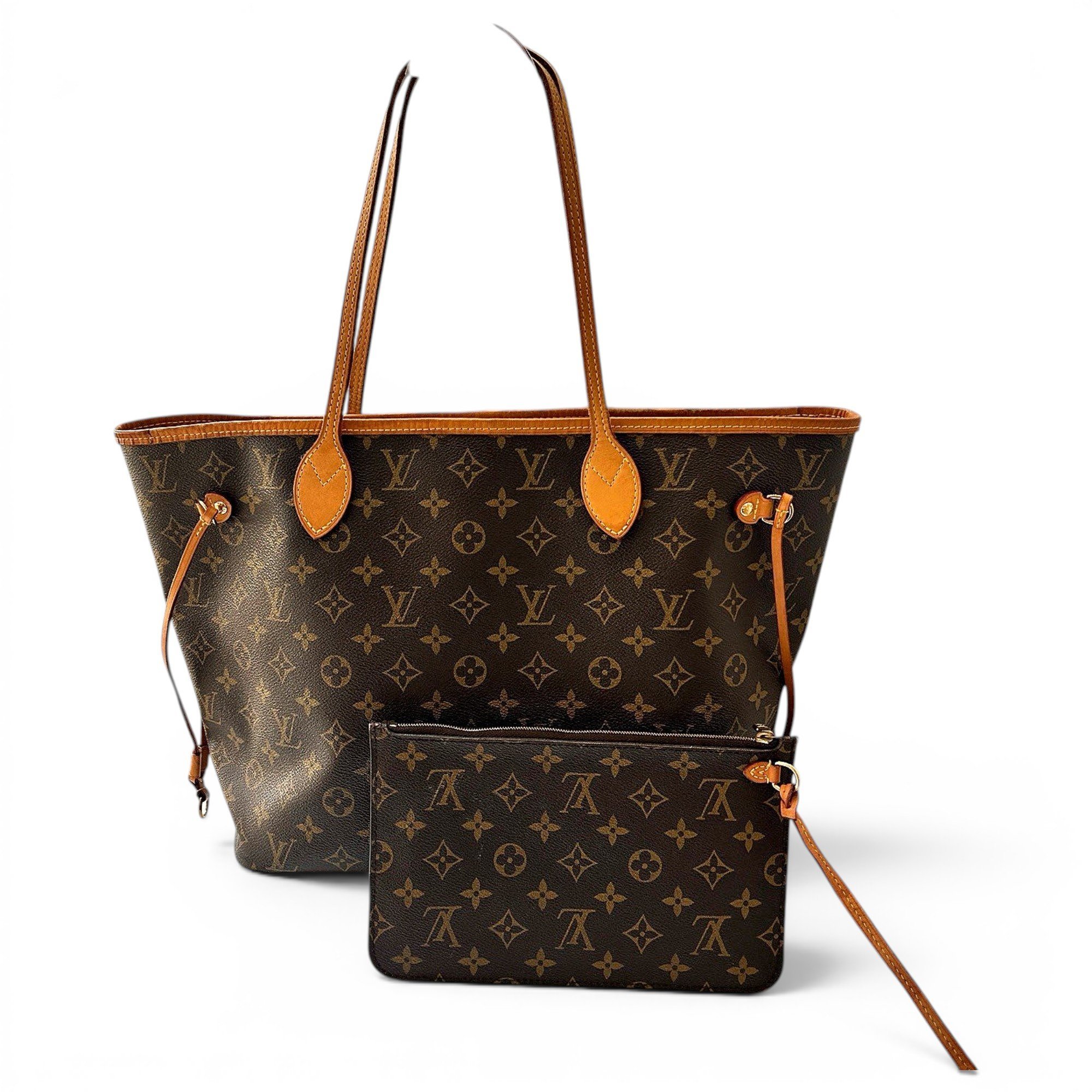 Neverfull leather tote