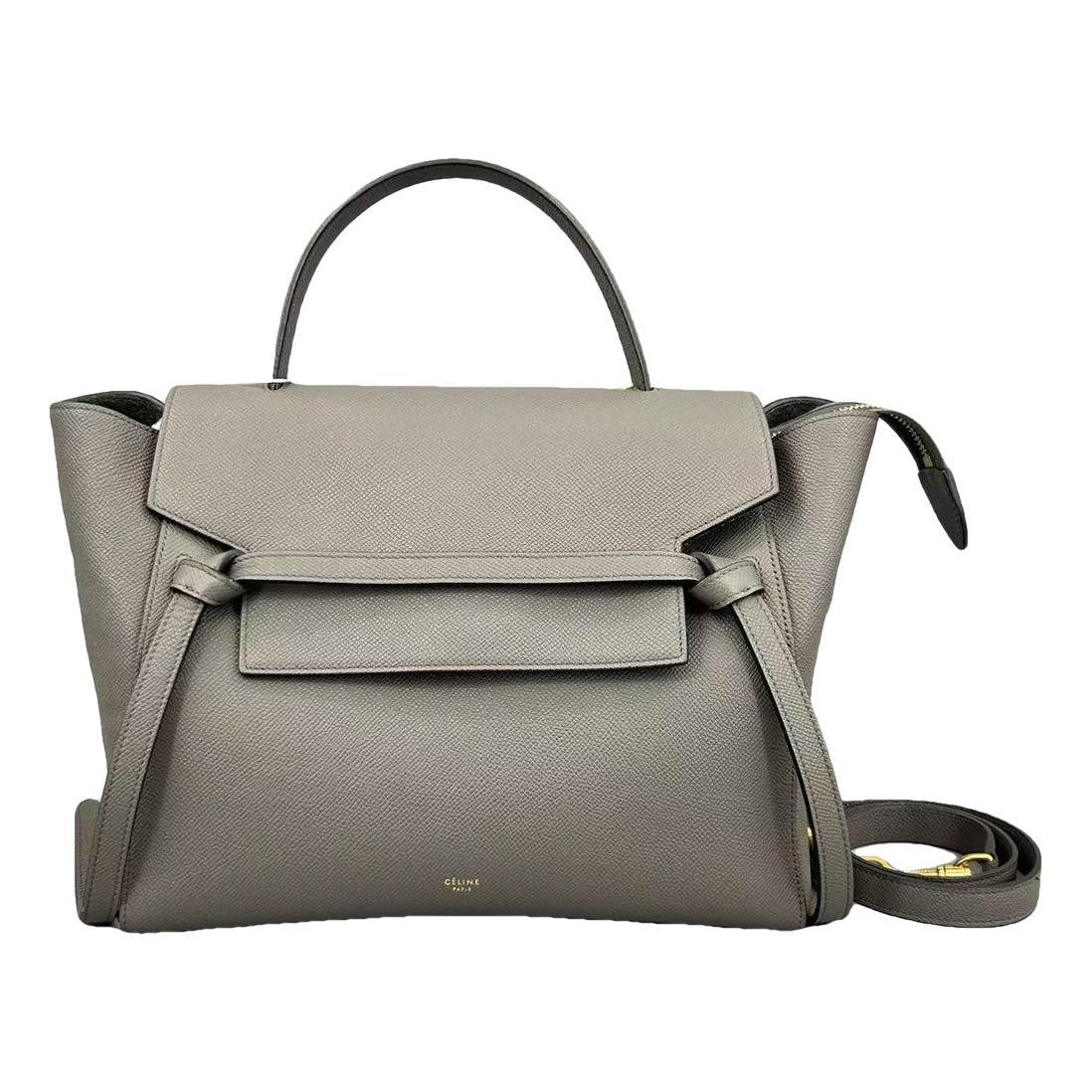 Belt leather handbag