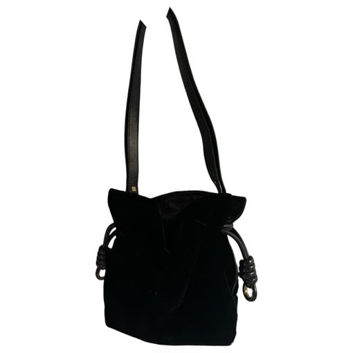 Flamenco velvet handbag