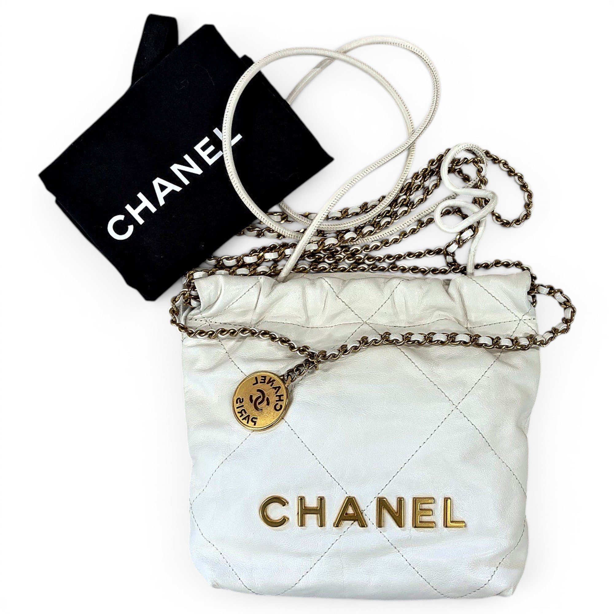 Chanel 22 leather crossbody bag