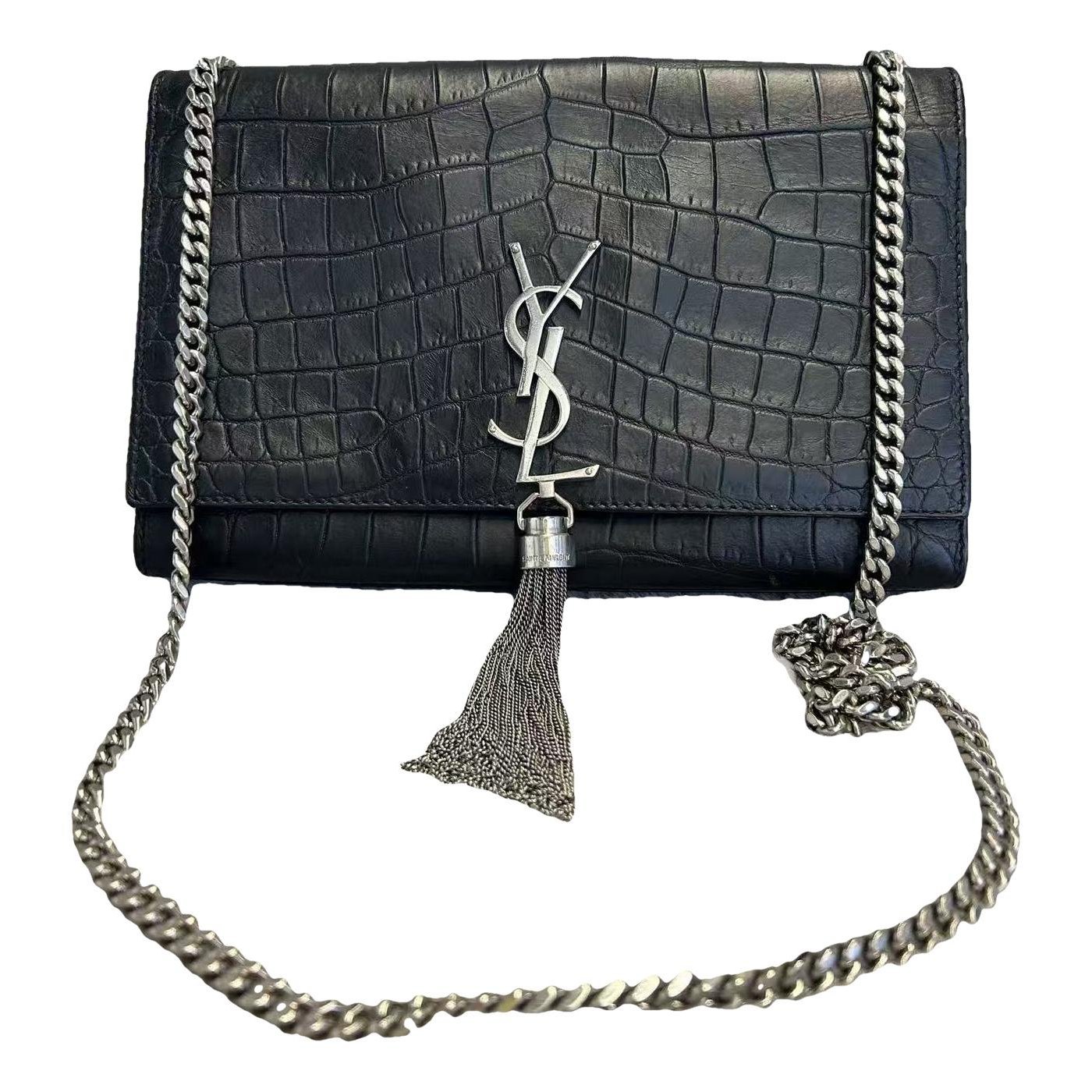 Pompom Kate leather handbag