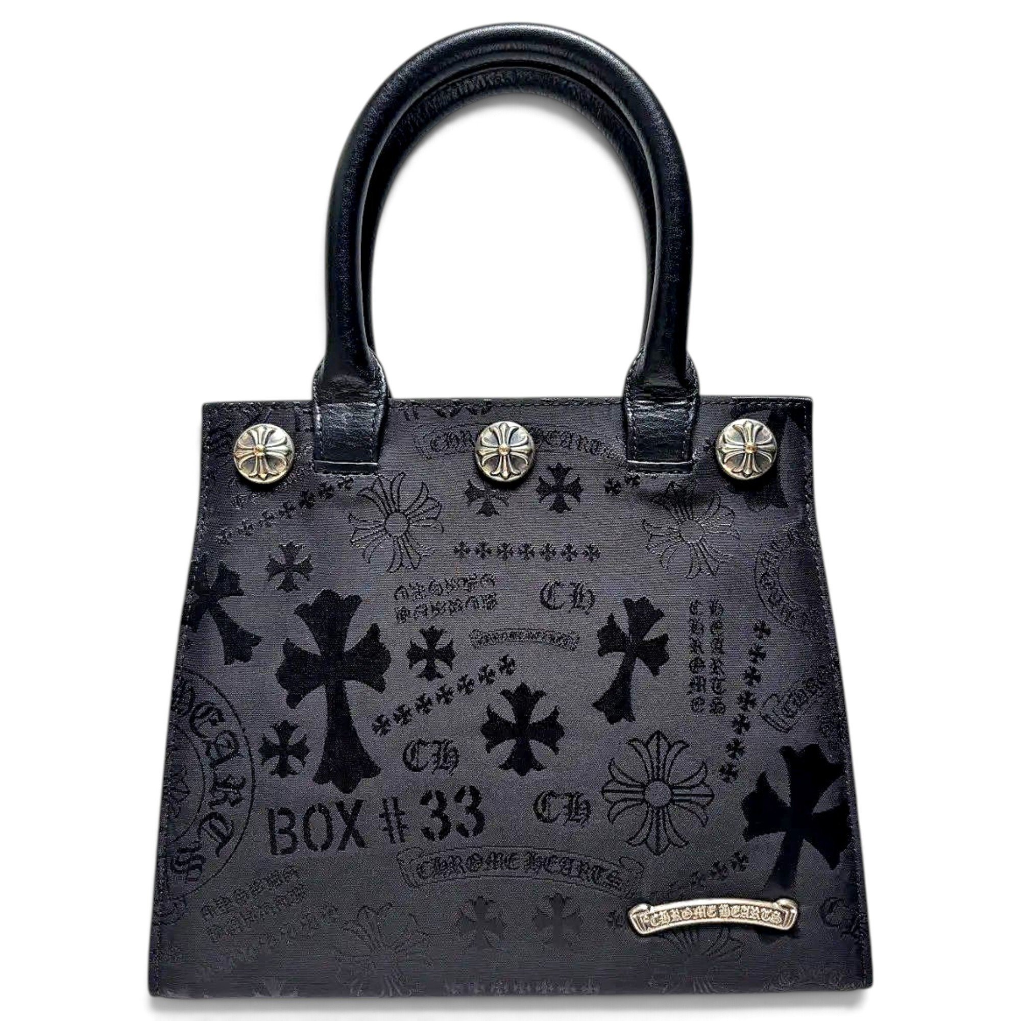 Chrome Hearts Leather tote