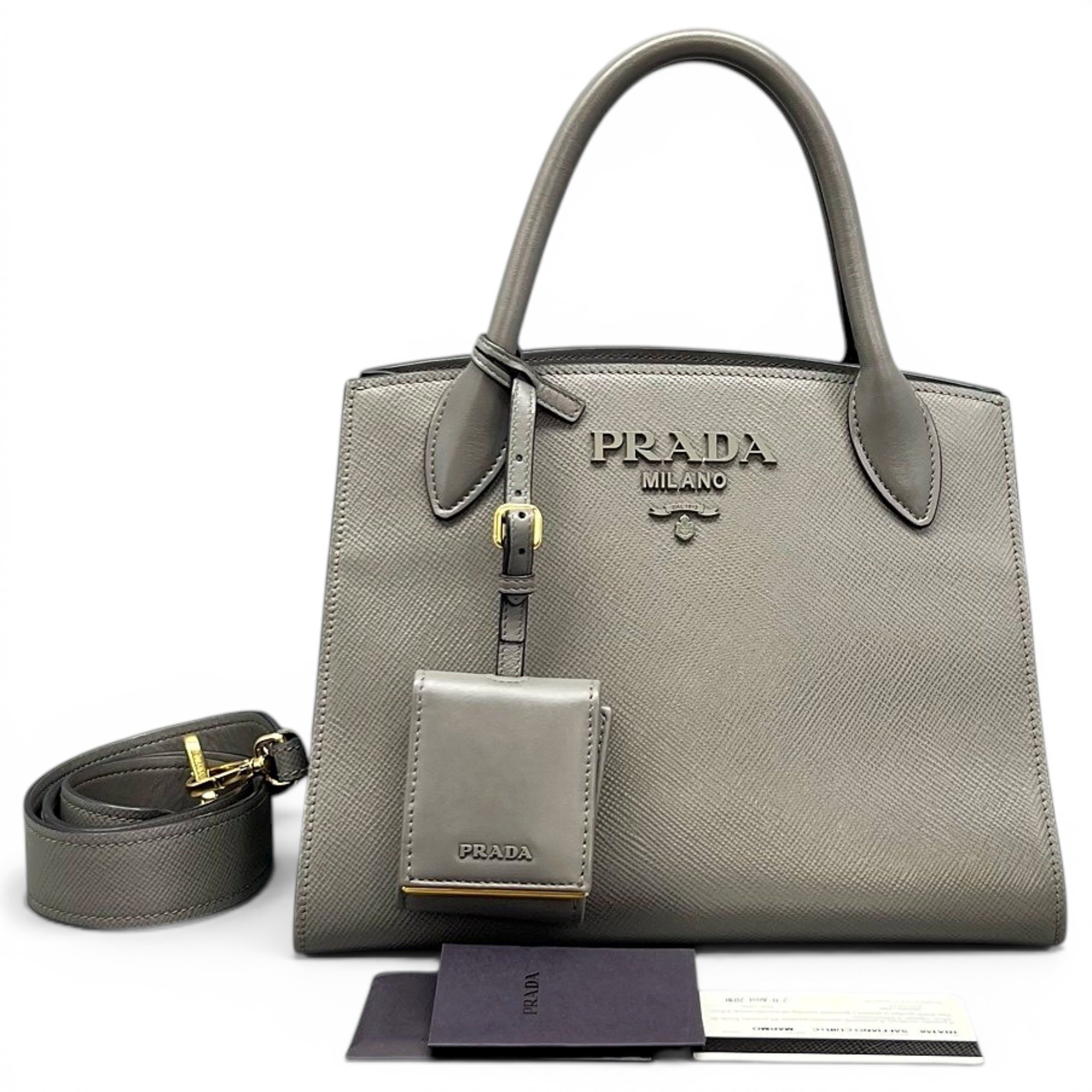 Galleria leather handbag