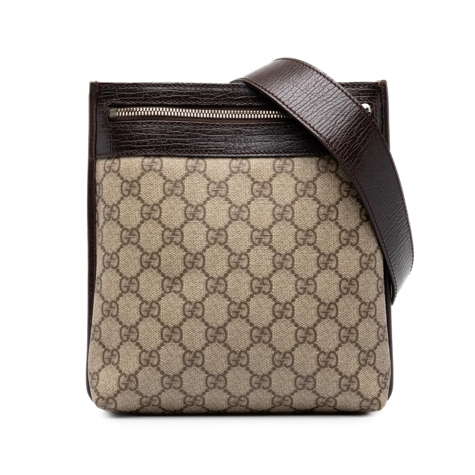 Gucci B leather crossbody bag