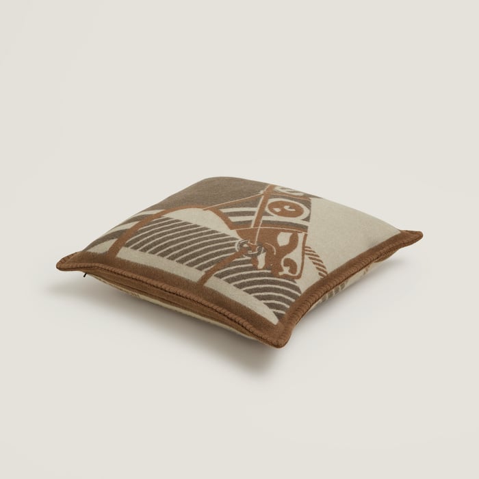 Brun Cheval a La Couverture Pillow