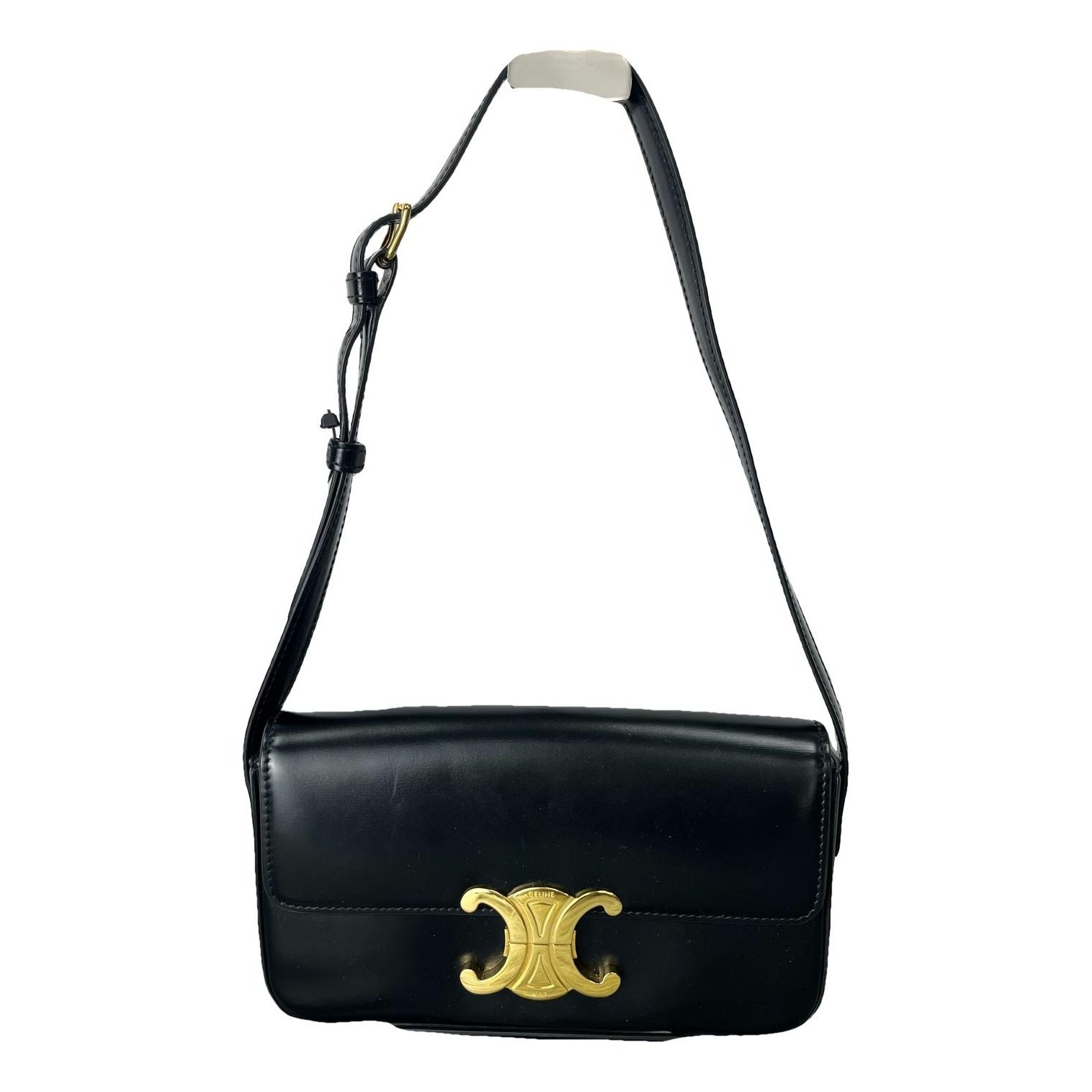 Triomphe Long leather handbag