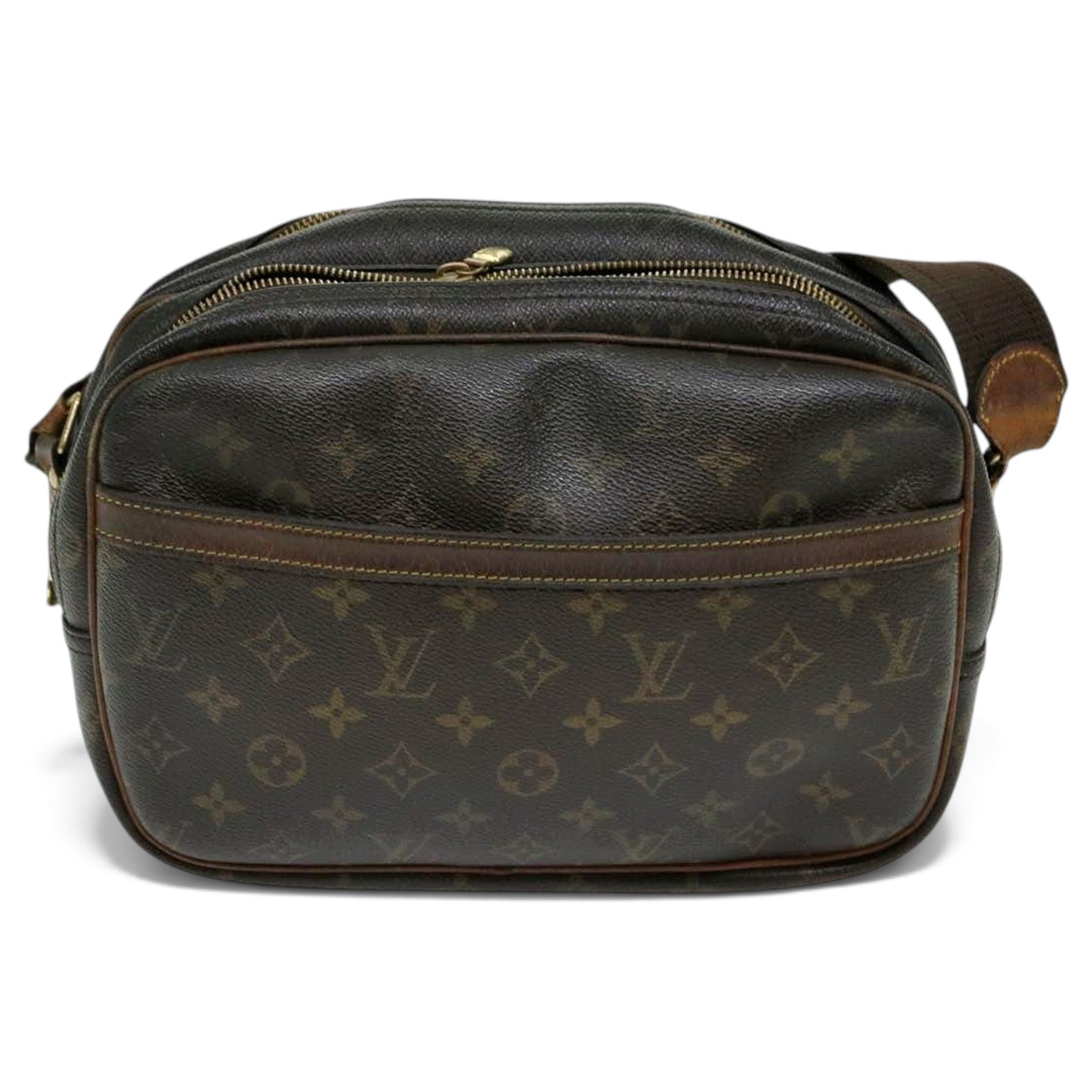 Reporter leather handbag