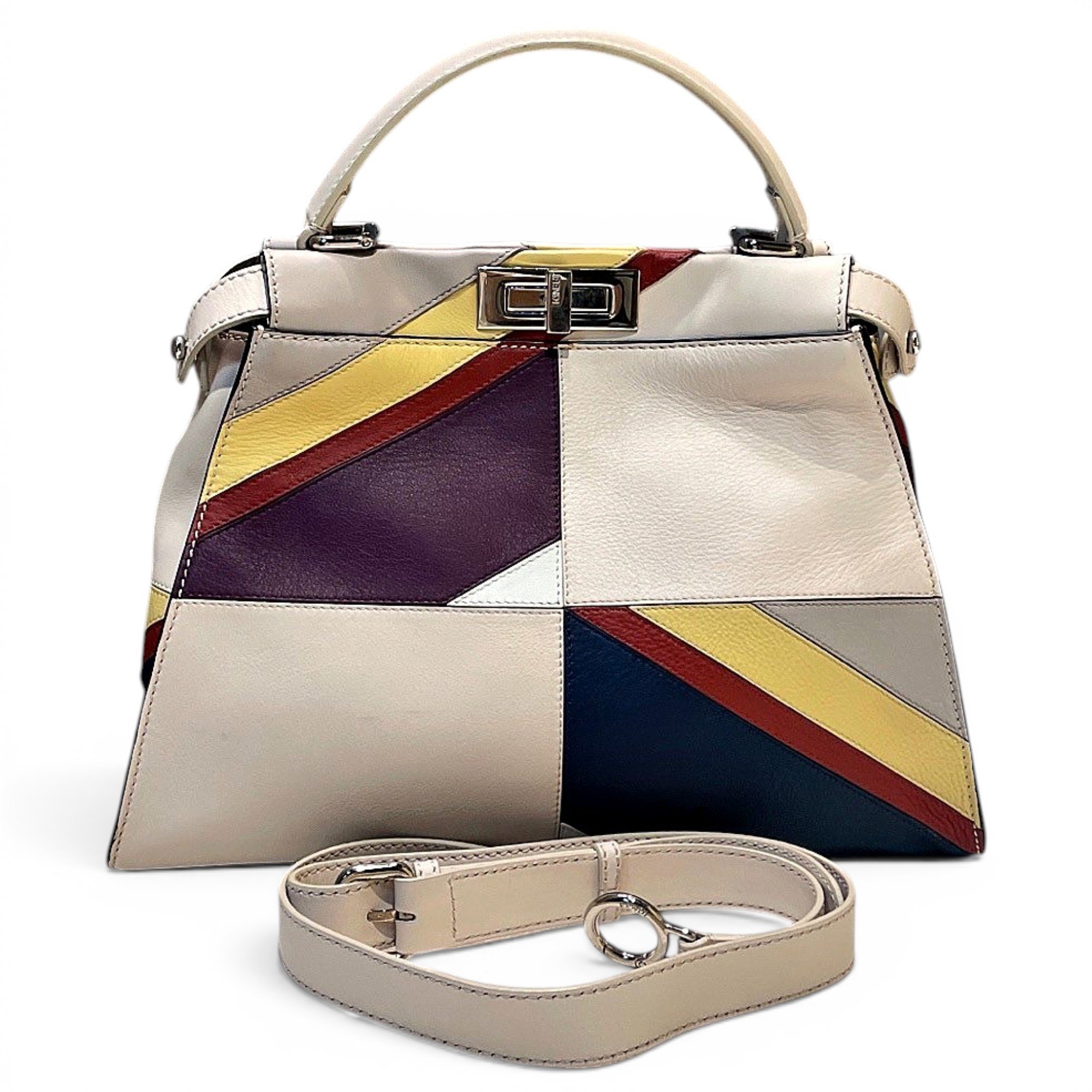 Peekaboo leather handbag