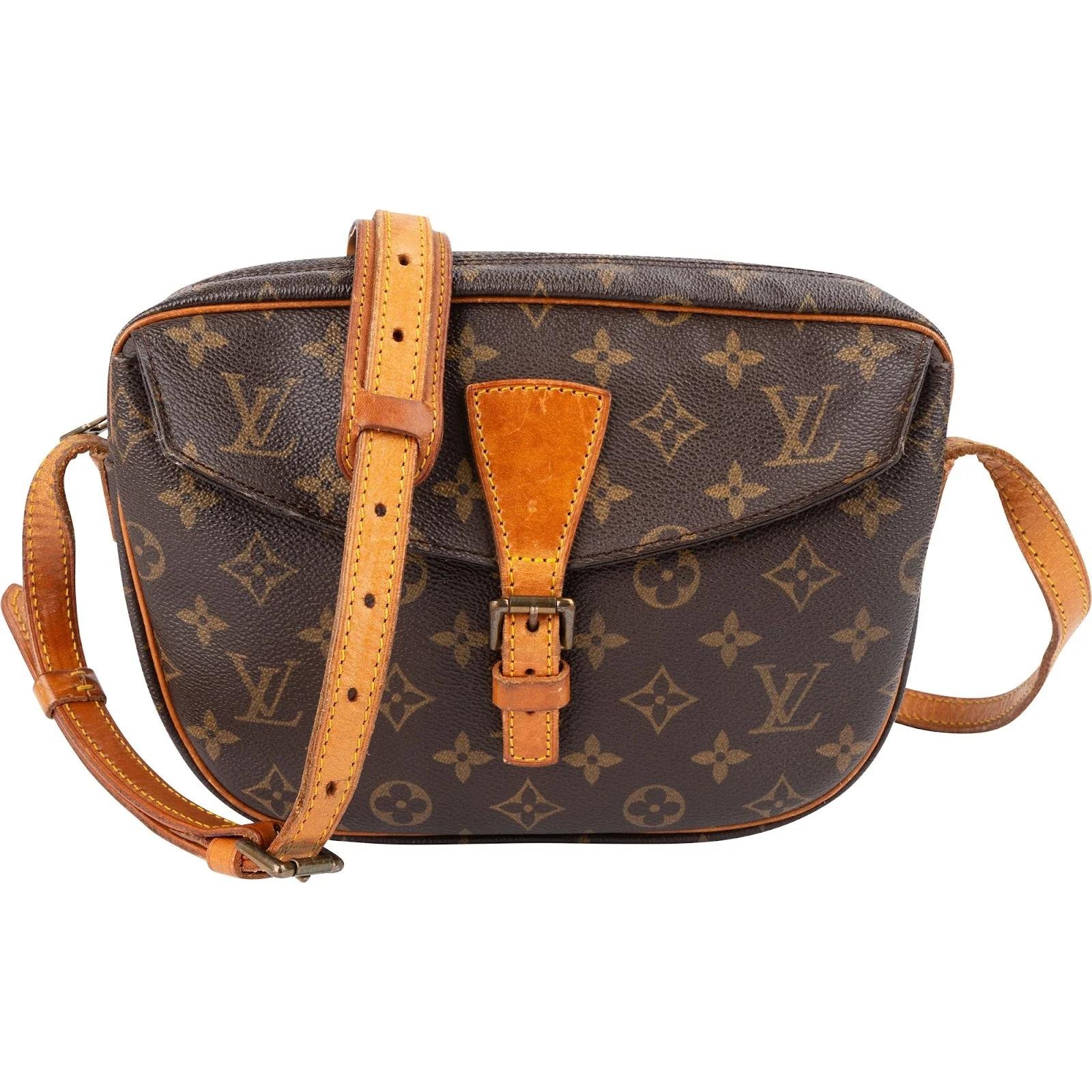 Jeune fille leather crossbody bag