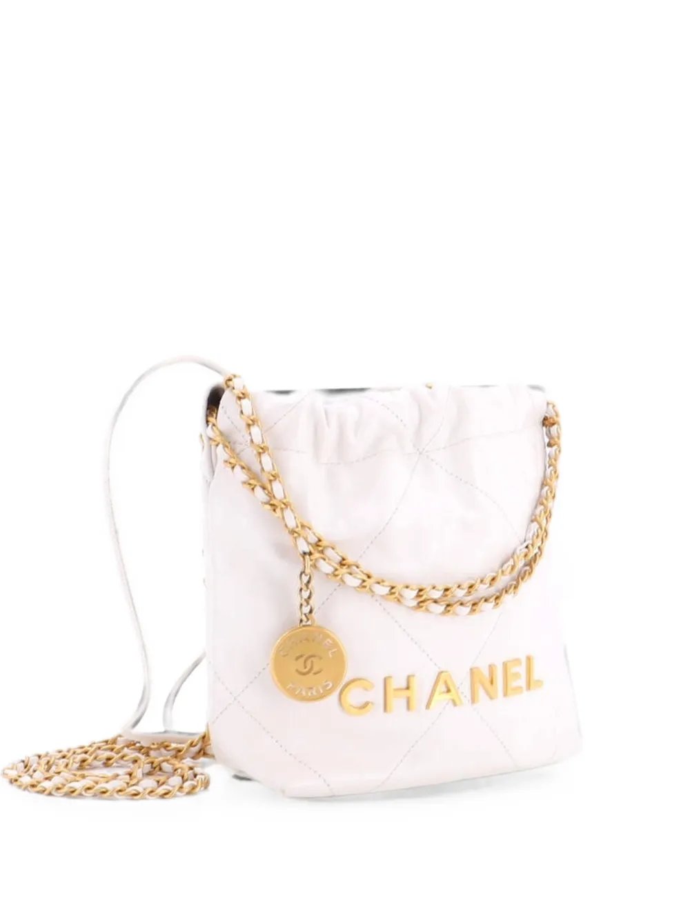 22 Chain Hobo Quilted Calfskin Mini crossbody bag