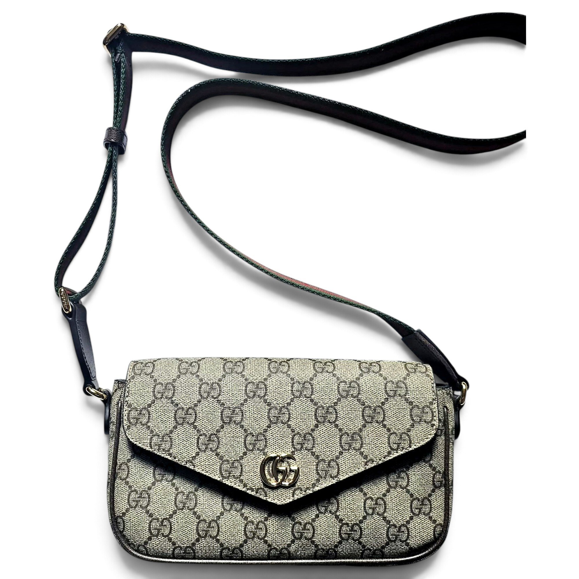 Ophidia leather crossbody bag