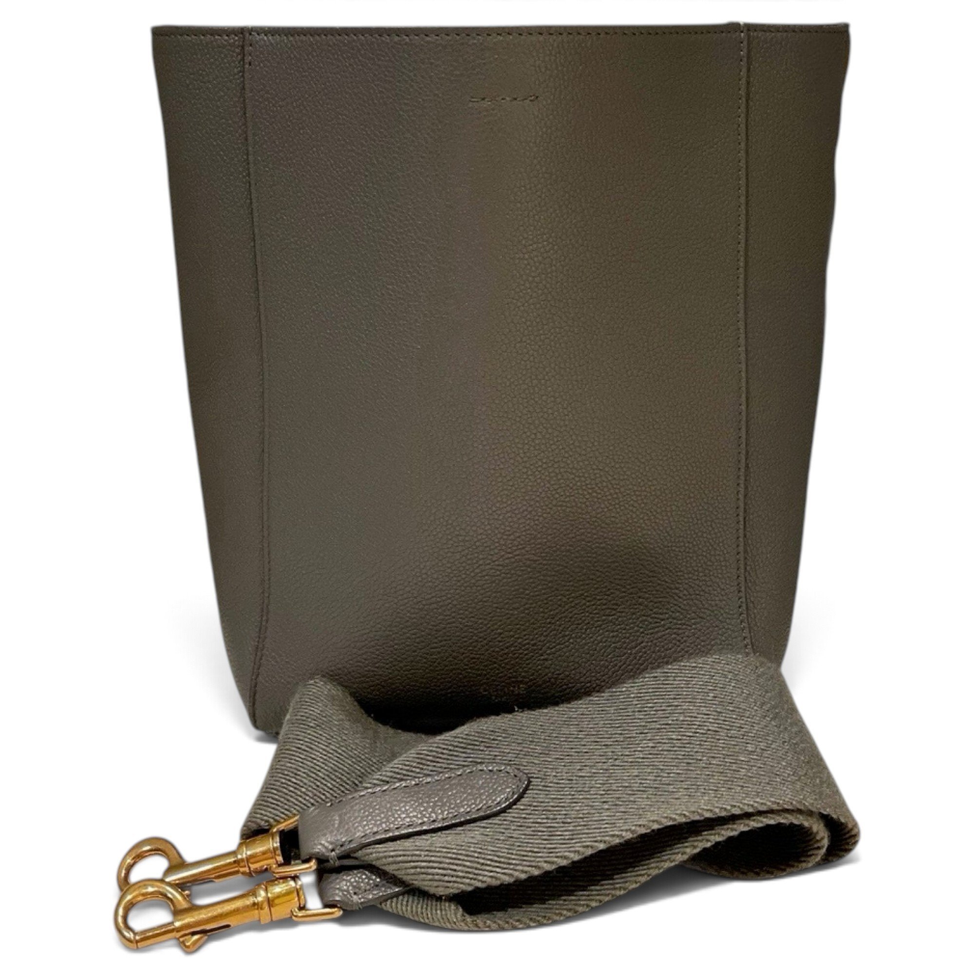 Seau Sangle leather handbag