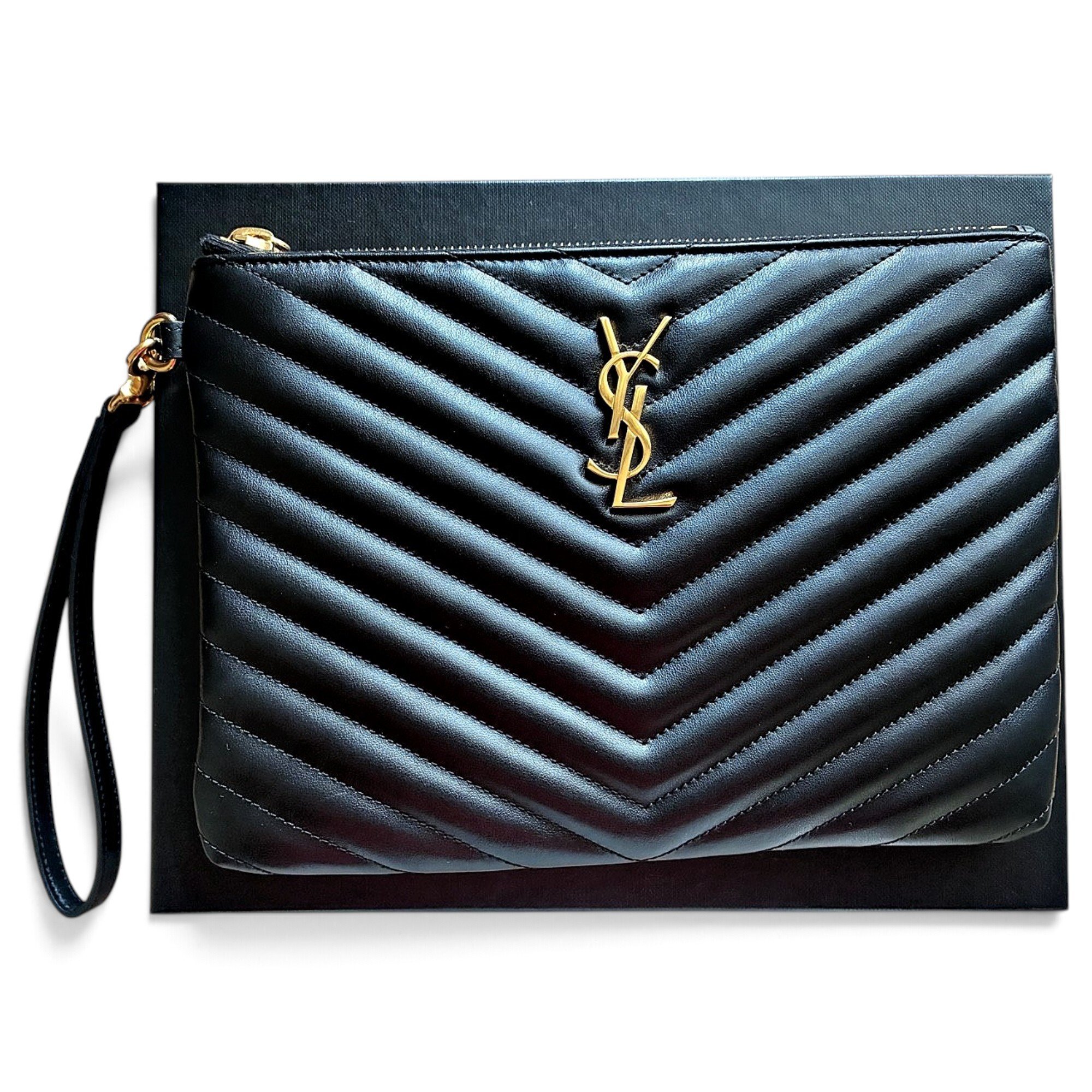 New Jolie leather clutch bag
