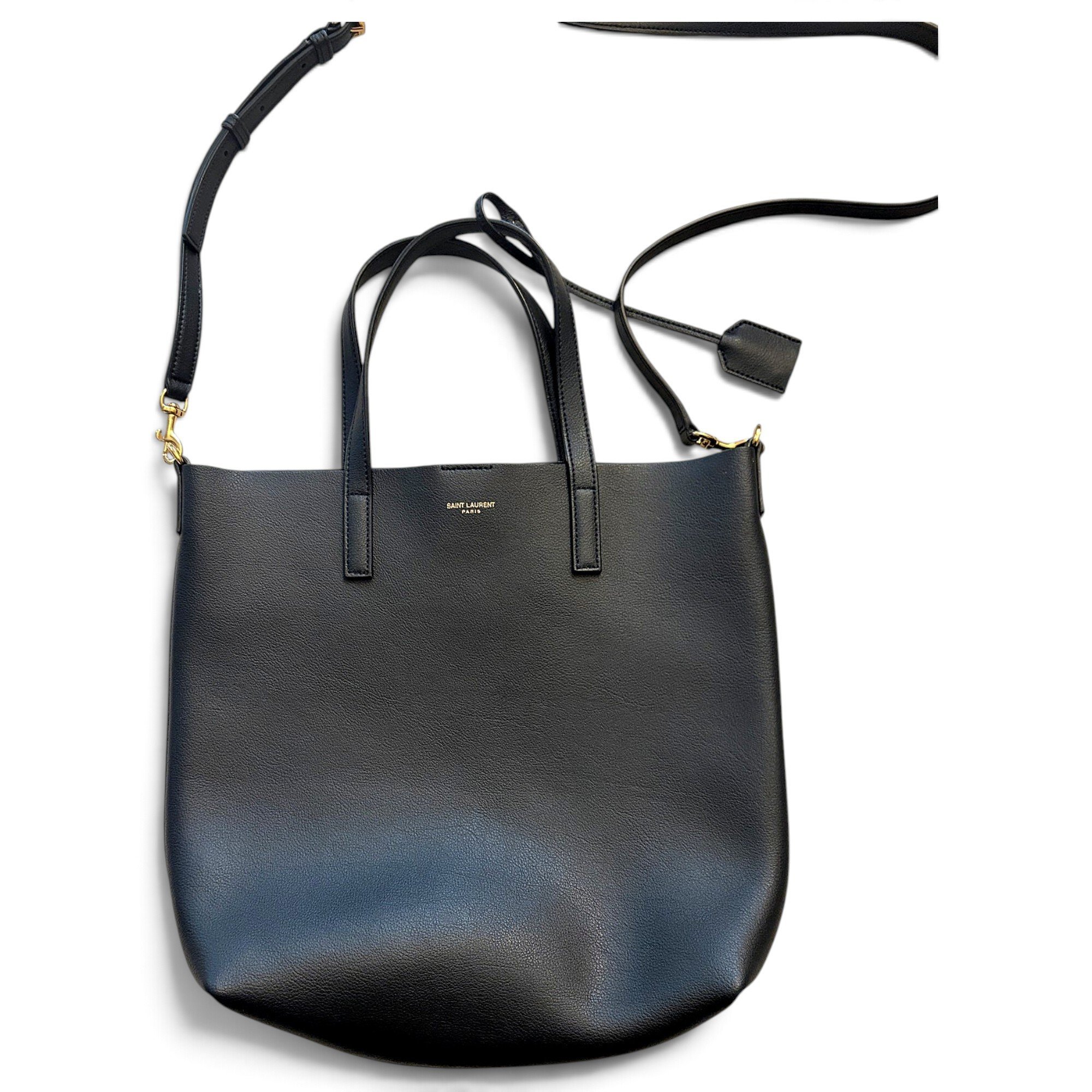 Shopping leather tote
