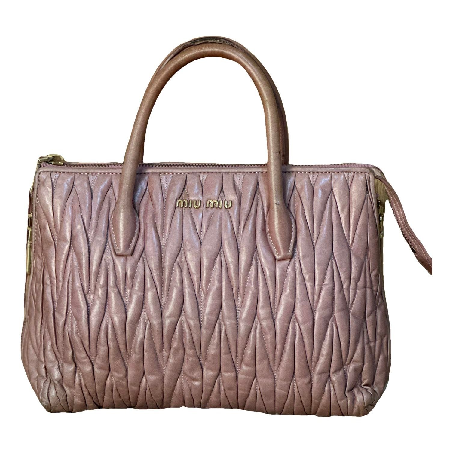 Leather handbag