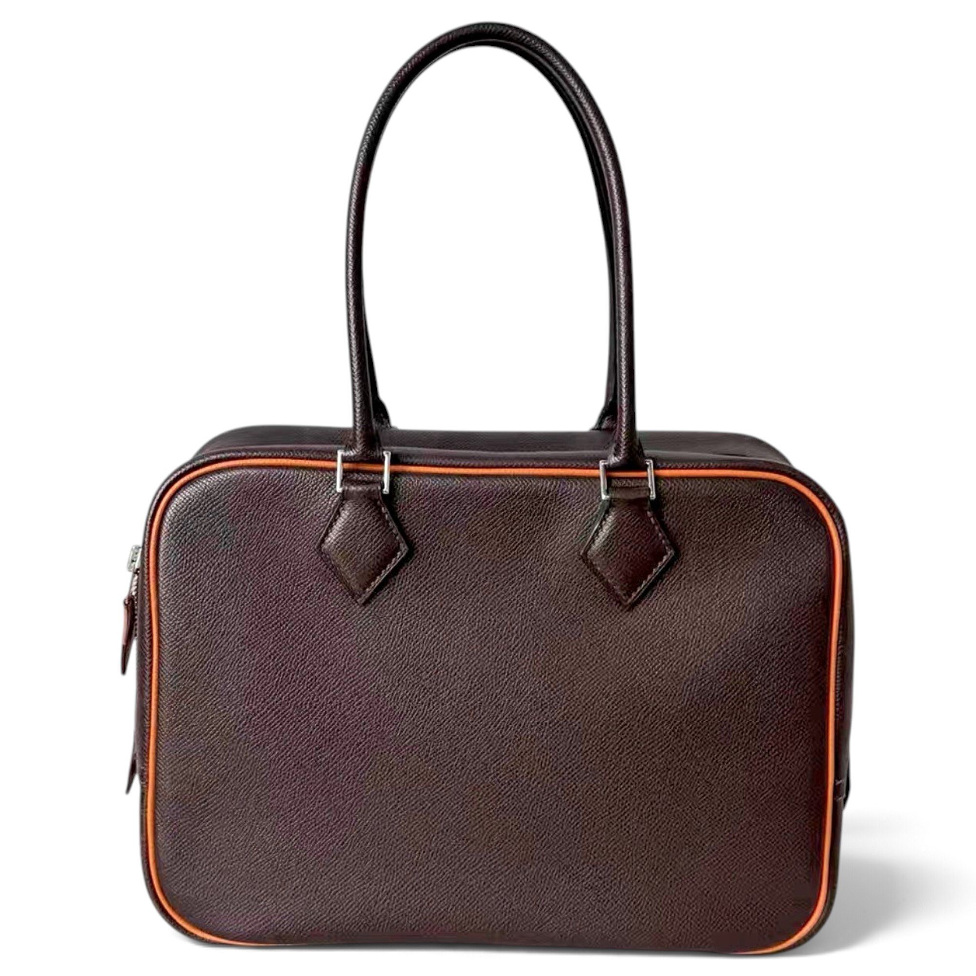 Plume leather handbag