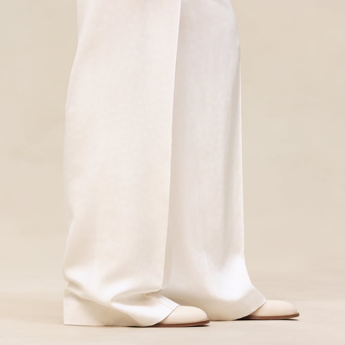 Blanc Cassé Silk Pants