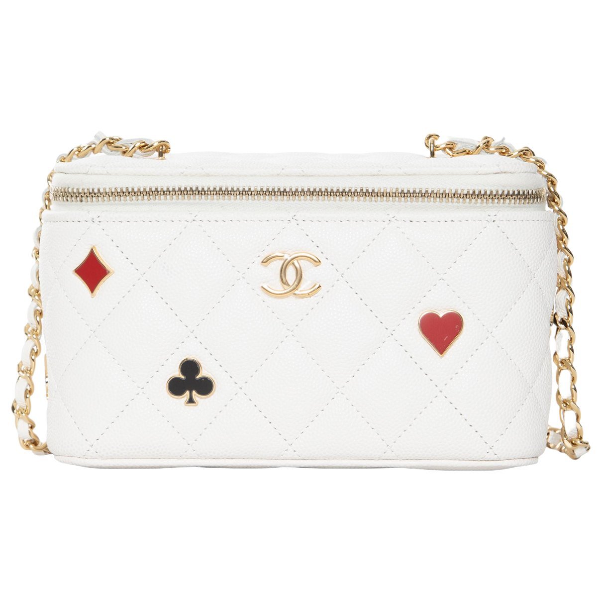 Vanity leather bag