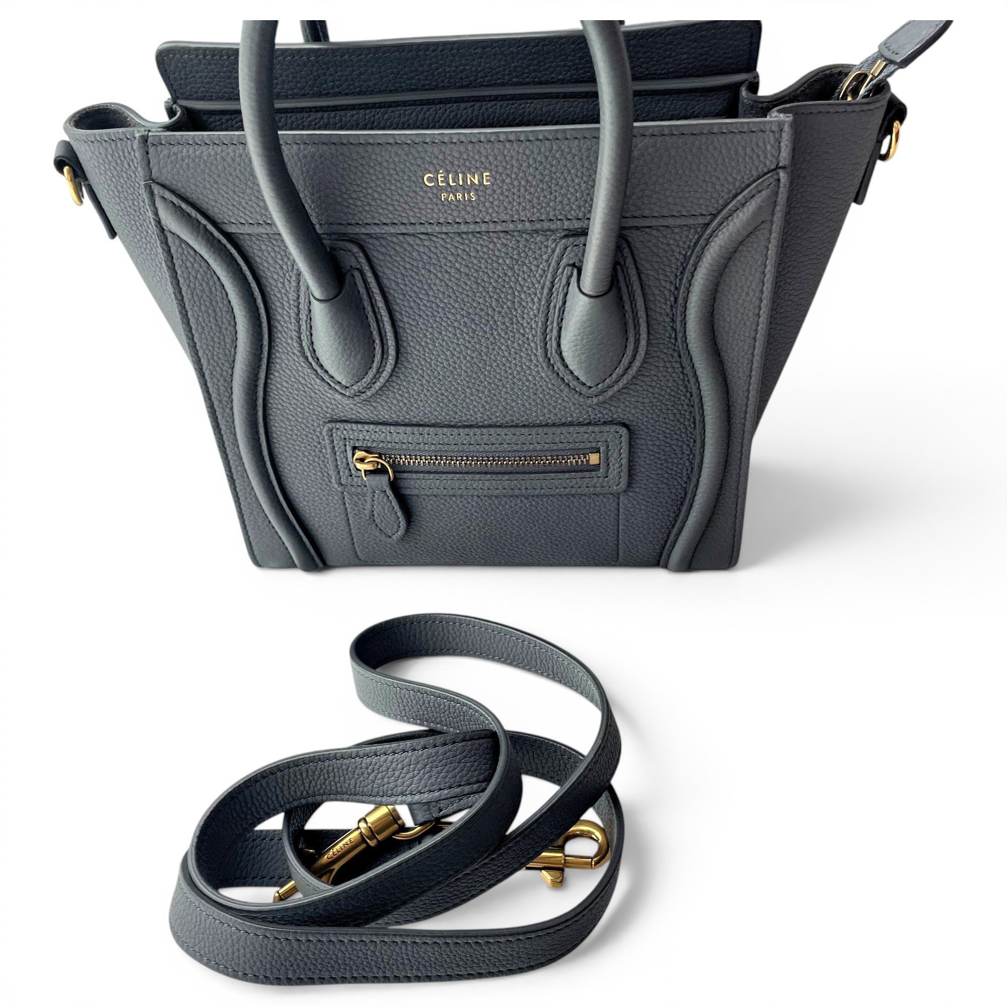 Nano Luggage leather handbag
