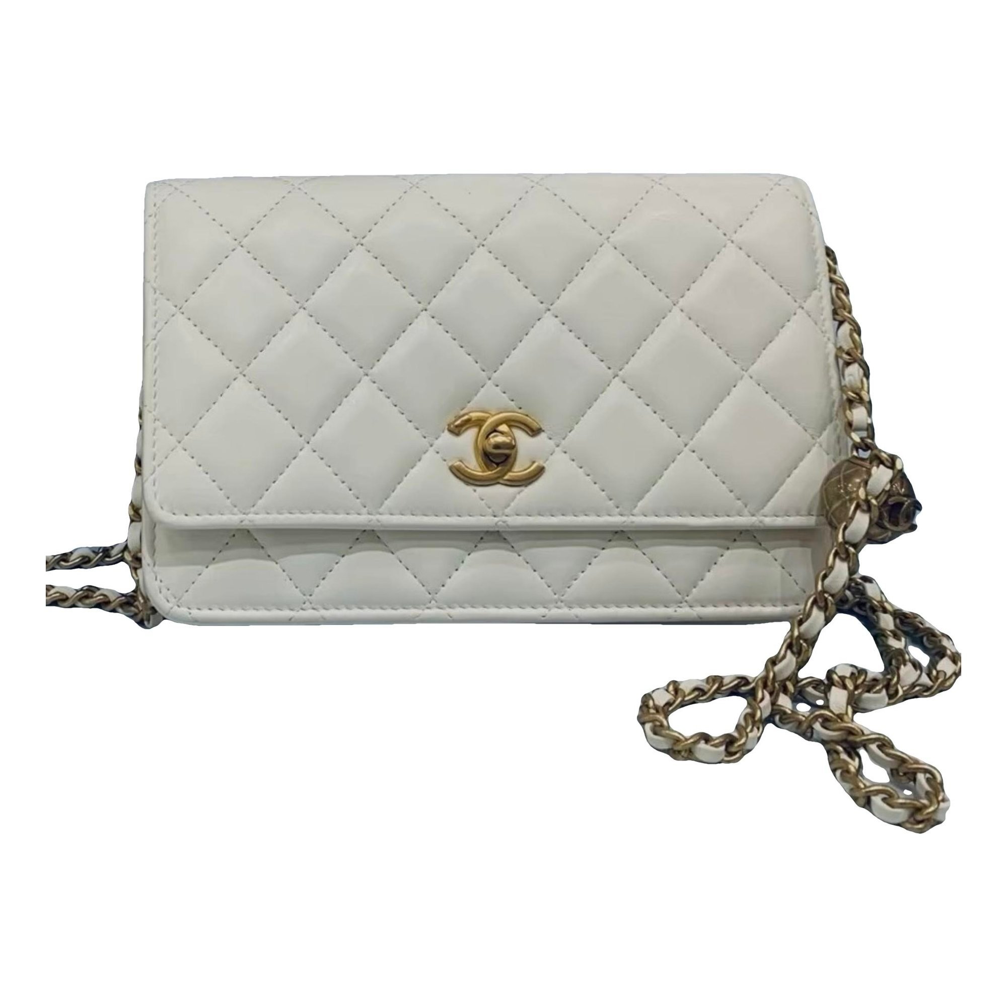 Wallet On Chain Timeless/Classique leather crossbody bag