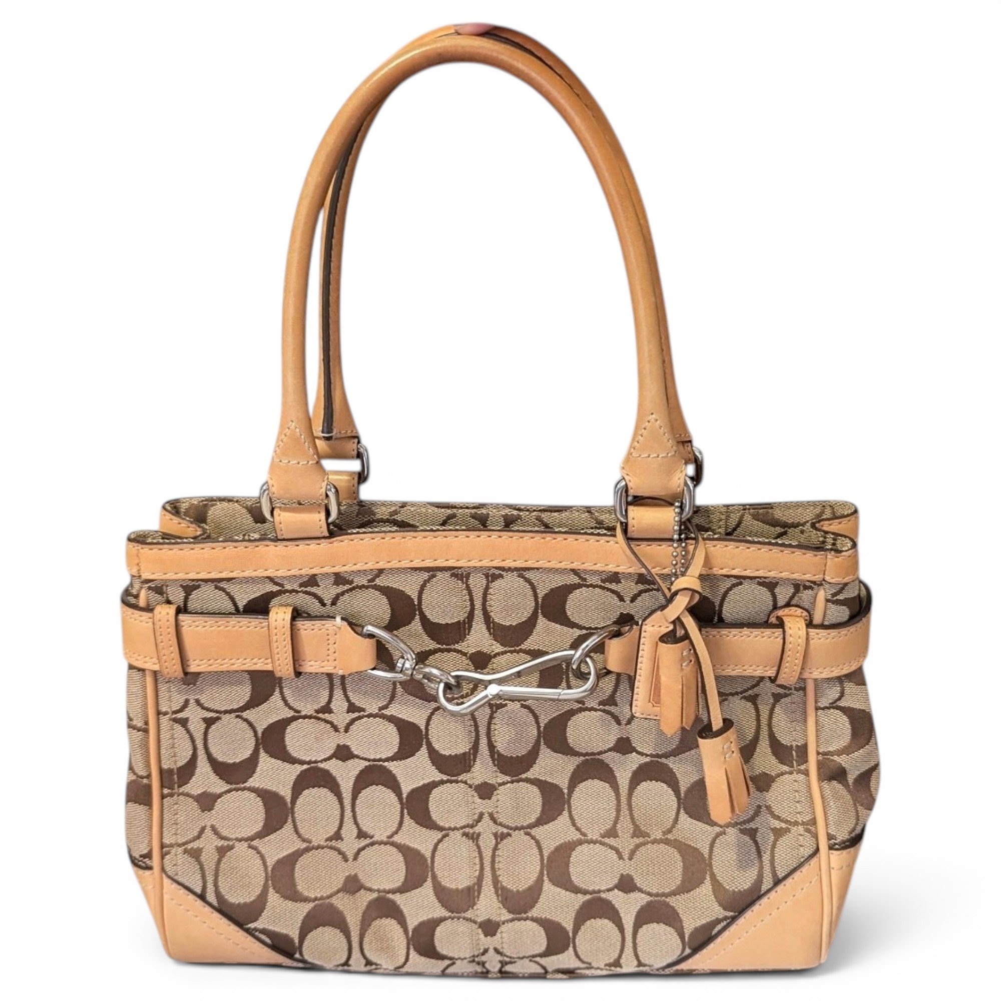 Leather tote